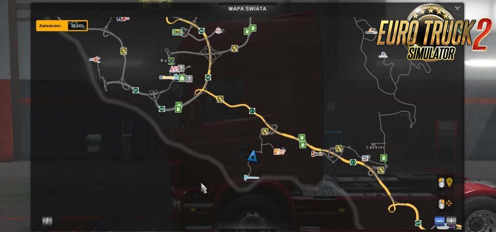 House – Near Cassino (IT) for Ets2