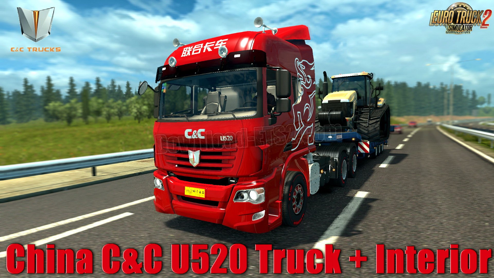 China C&C U520 Truck + Interior v1.0 (1.31.x)