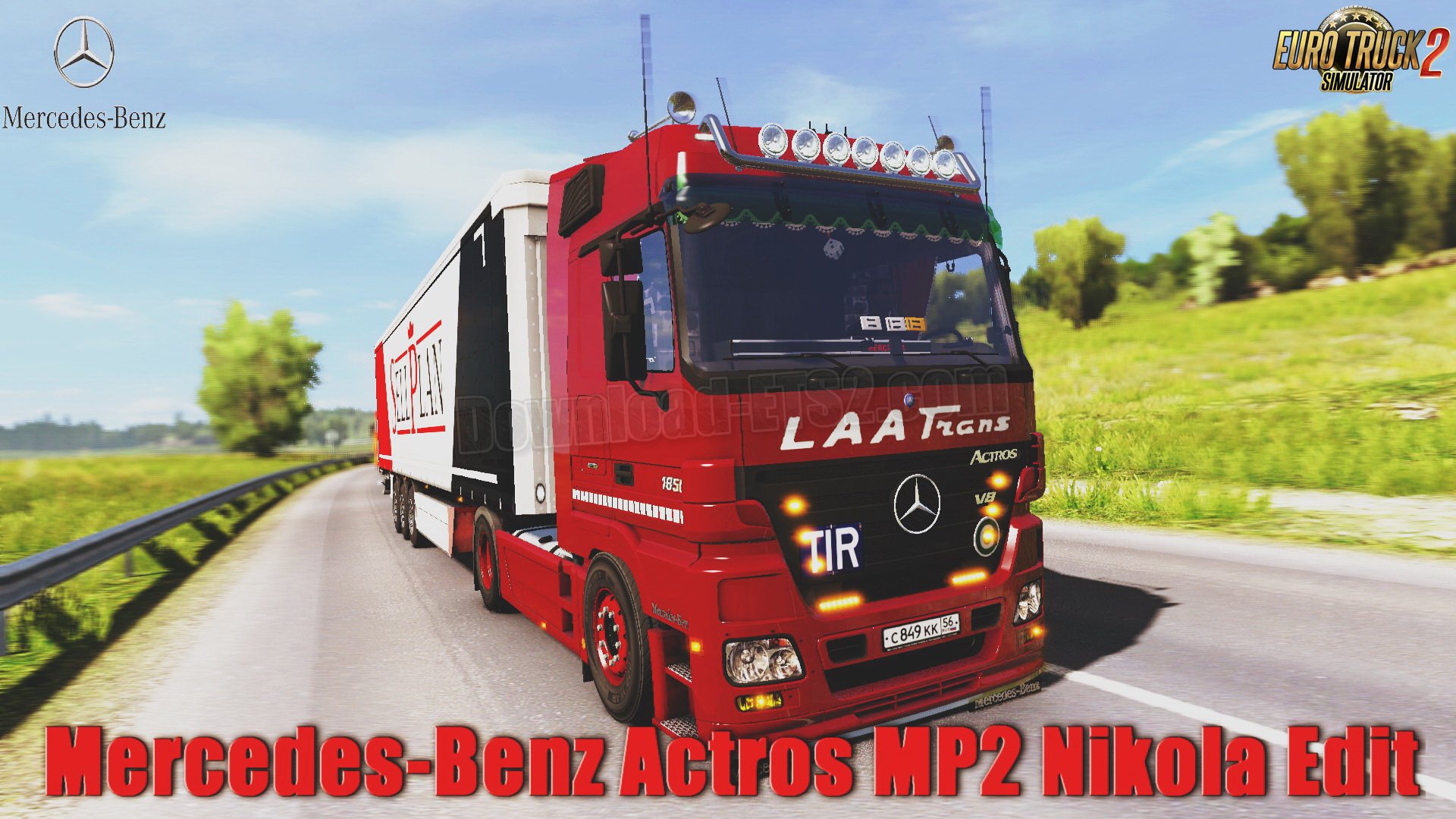 Mercedes-Benz Actros MP2 + Interior v8.0 Edit by Nikola (1.31.x)