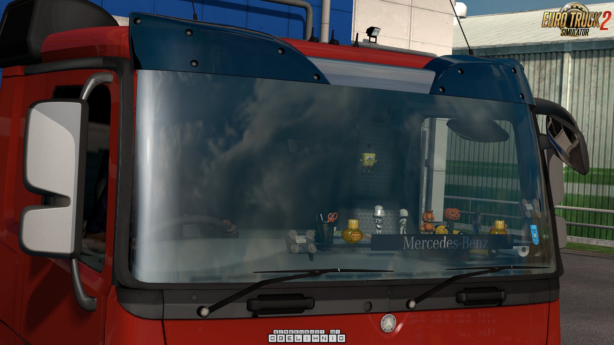 Table and wind-shield set for Actros MP3 v1.1a [1.35.x]