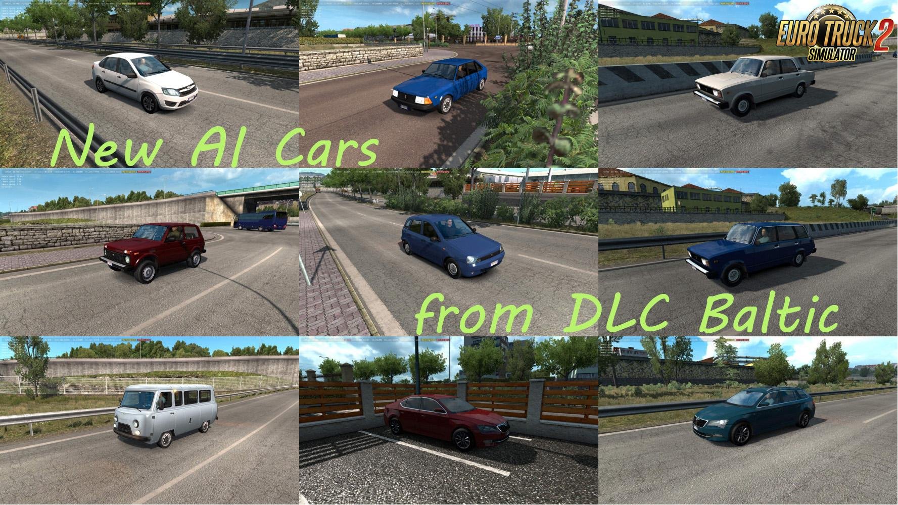 Unlocked new AI cars from DLC Baltic v1.0