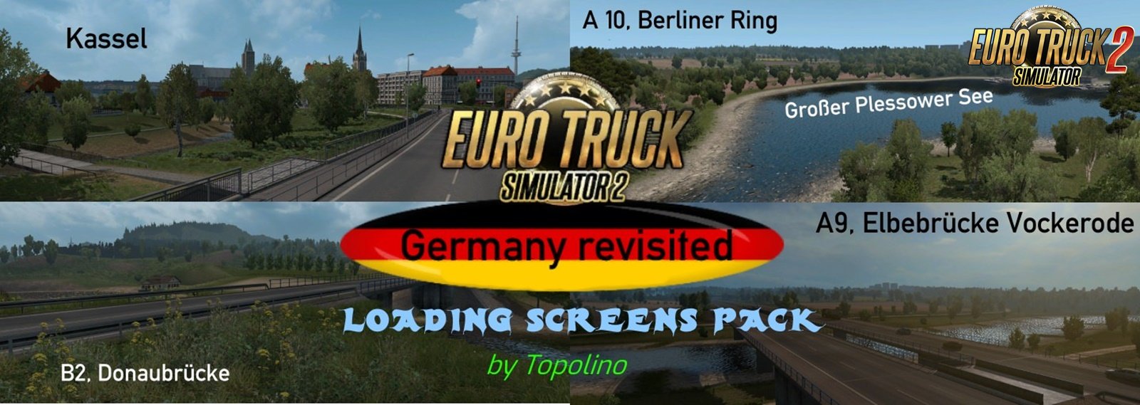 Germany Revisited Loading Screens Pack v1.0 for Ets2