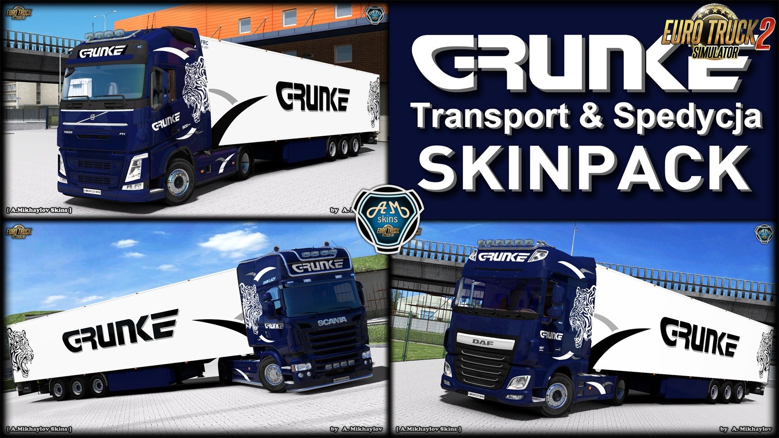 Grunke Transport & Spedycja Skin Pack v1.0 (1.32.x)