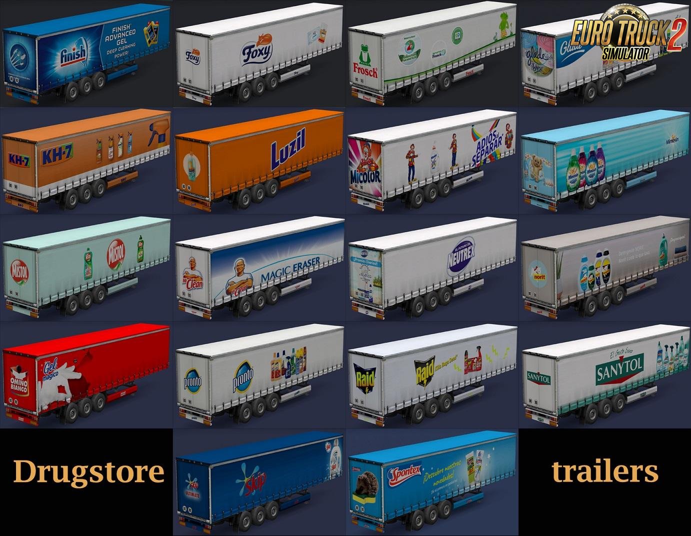 Drugstore Products Trailers v1.0 by Maryjm