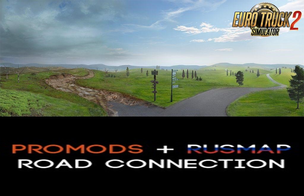 ProMods 2.41 and RusMap 1.9.0 Road Connection[1.35.x]