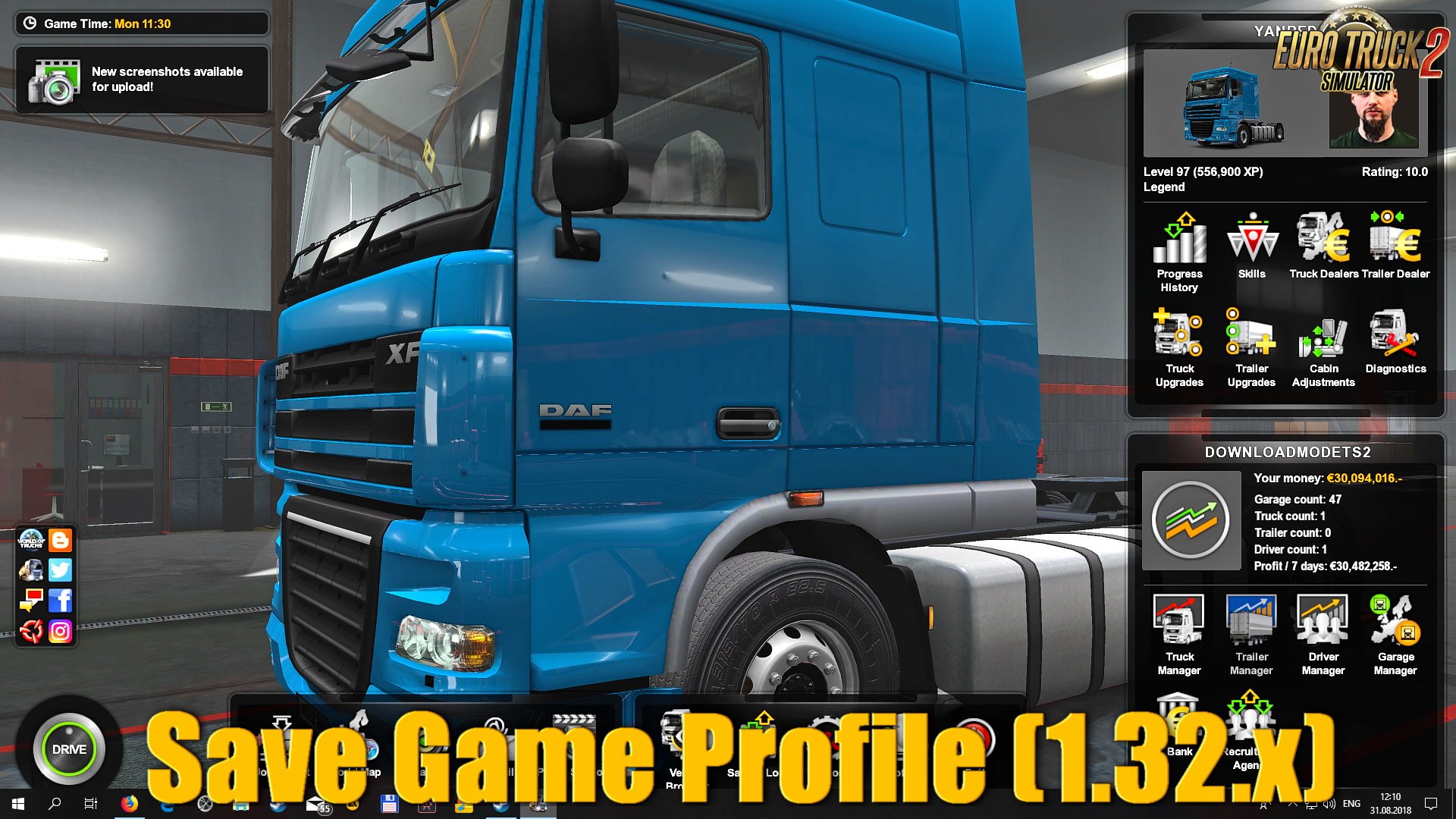 Save Game Profile (No DLC Required) v1.0 by YanRed (1.32.x)