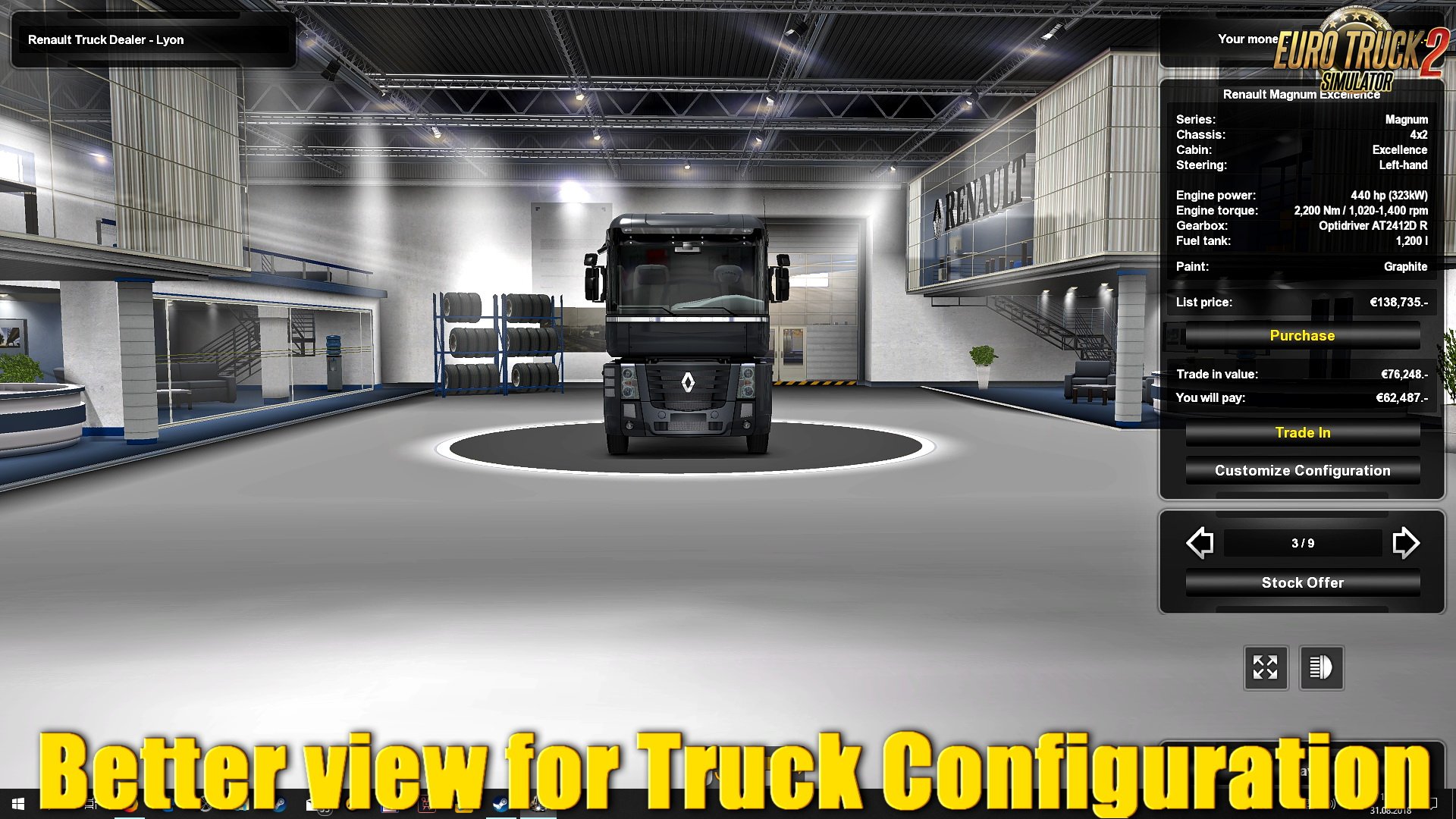 Better view for Truck Configuration v1.0 (1.32.x)