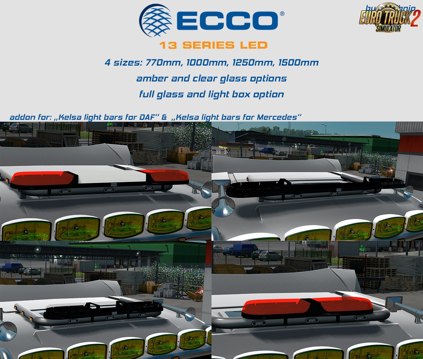 Ecco beacon bars add-on for: Kelsa lightbar packs by obelihnio v1.02