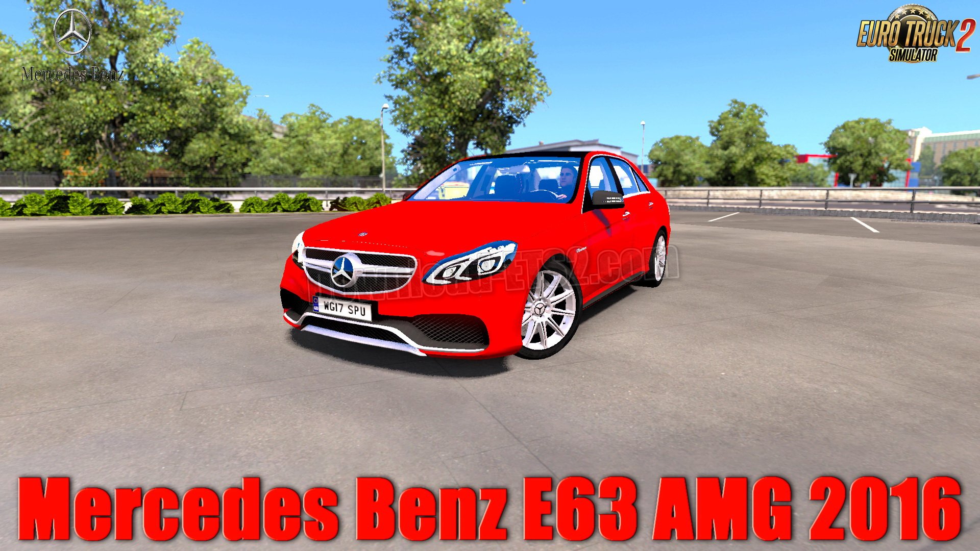 Mercedes Benz E63 AMG 2016 + Interior v1.2 (1.32.x)