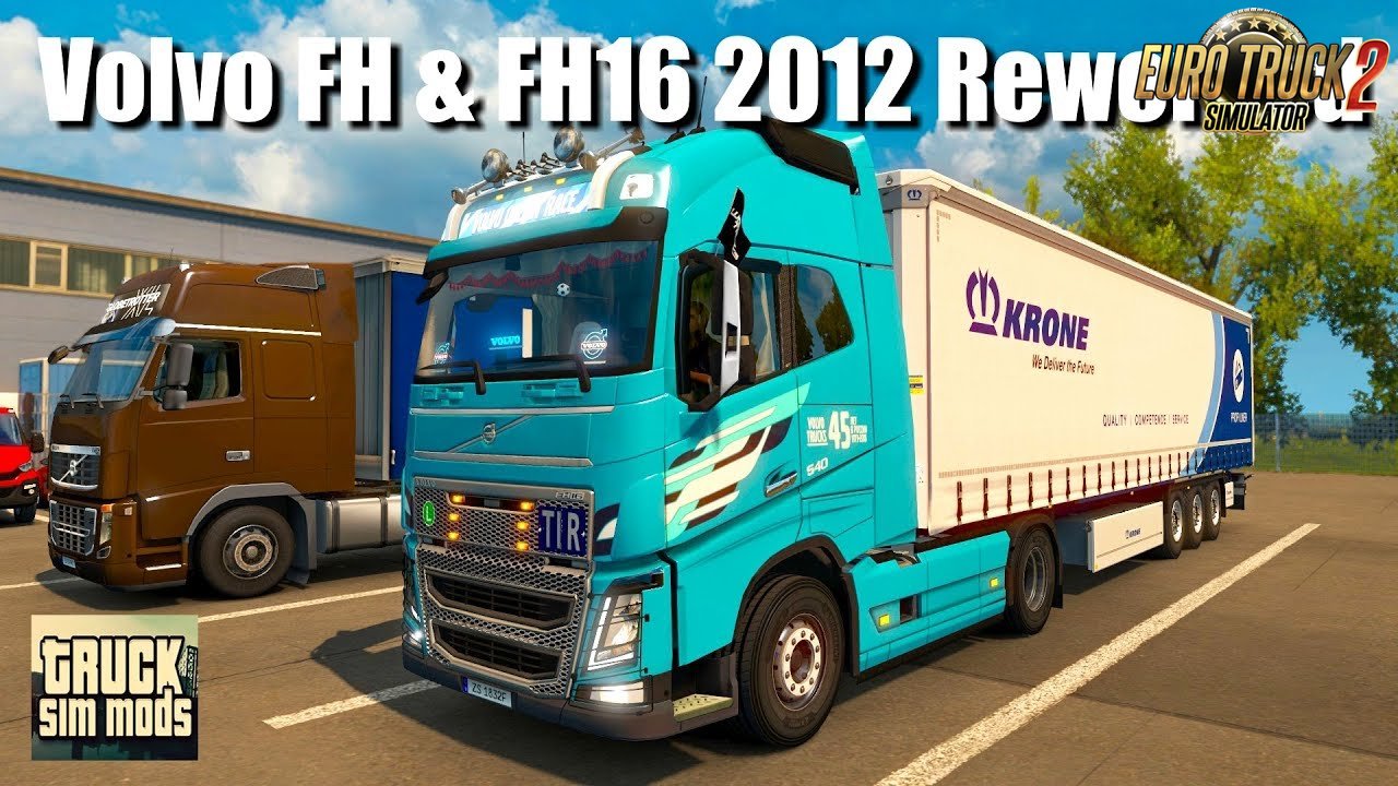 Volvo FH & FH16 2012 Reworked v3.1.2 (1.32.x) - Euro Truck Simulator 2