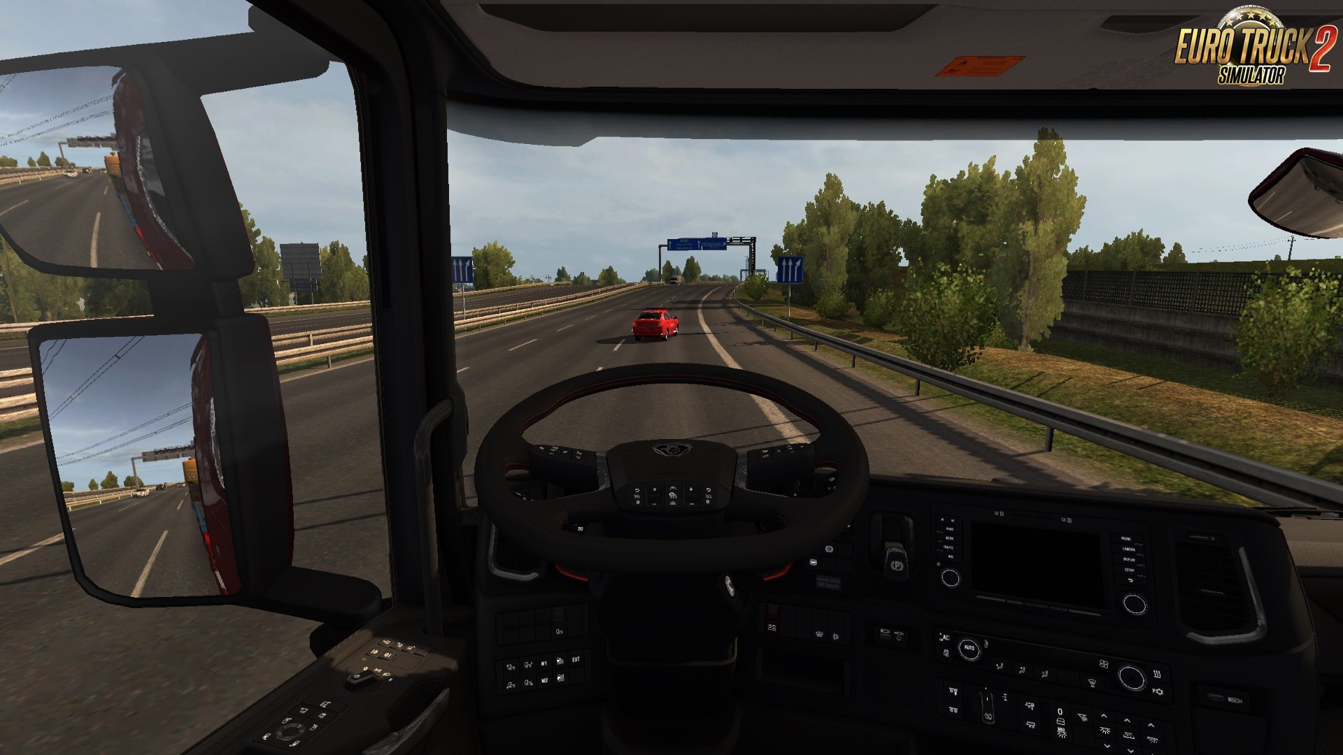 Steering wheels aminations v1.3 for Ets2 trucks by Indian56