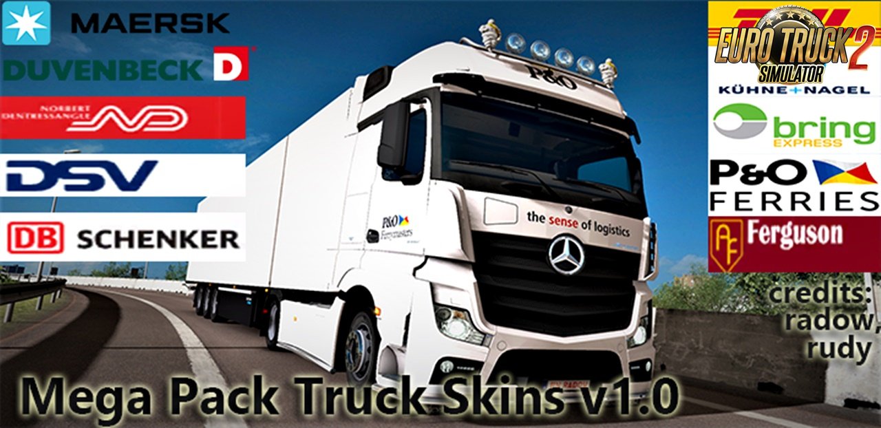 Mega Pack Truck Skins v1.0 for Ets2