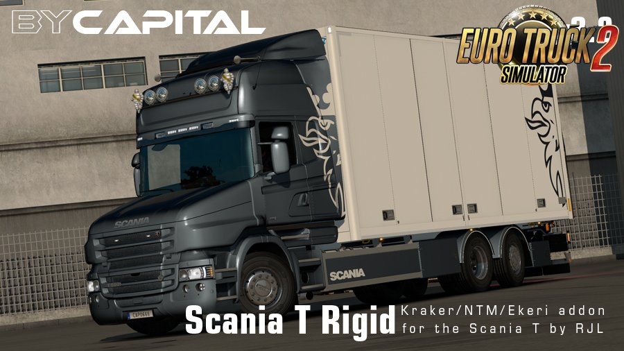 Rigid chassis for RJL Scania T & T4 (Kraker/NTM/VAK/Ekeri) v3.2 - ByCapital