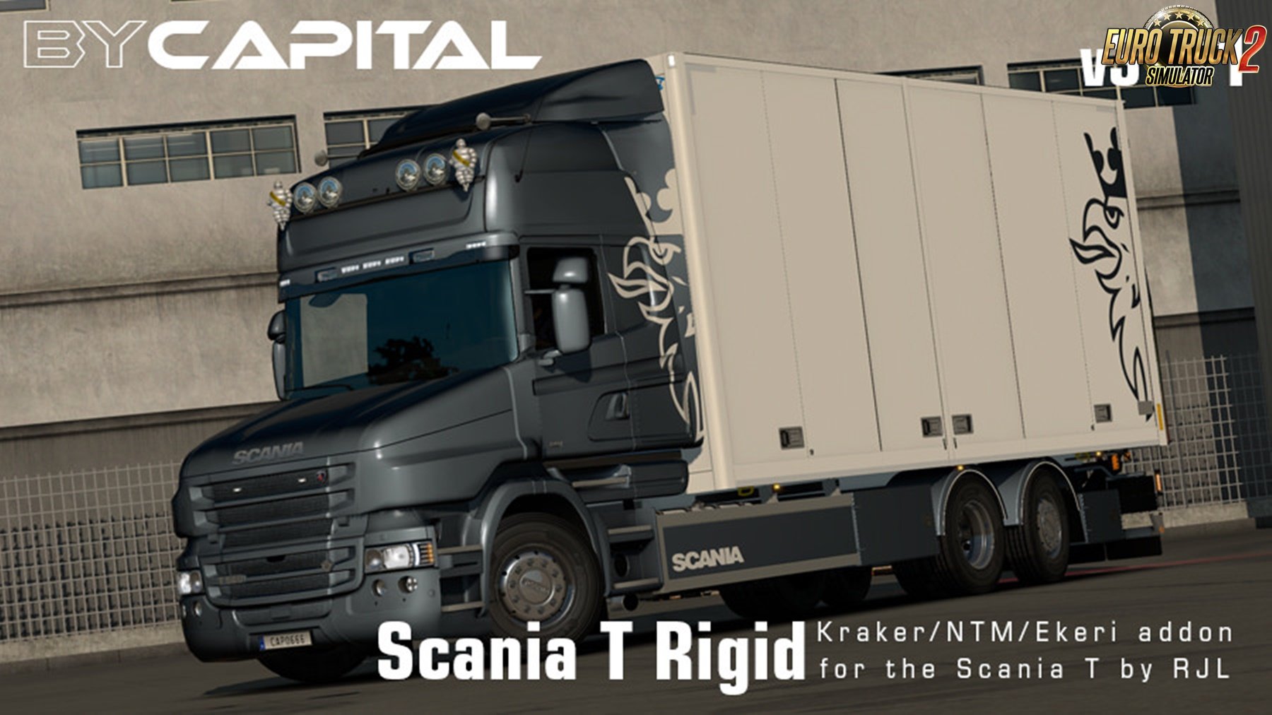 Rigid chassis for RJL Scania T & T4 (Kraker/NTM/VAK/Ekeri) v3.2.1 - ByCapital