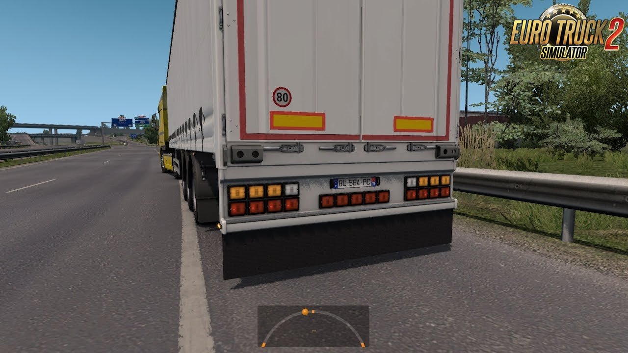 Animated Trailer Mudflap for Ets2
