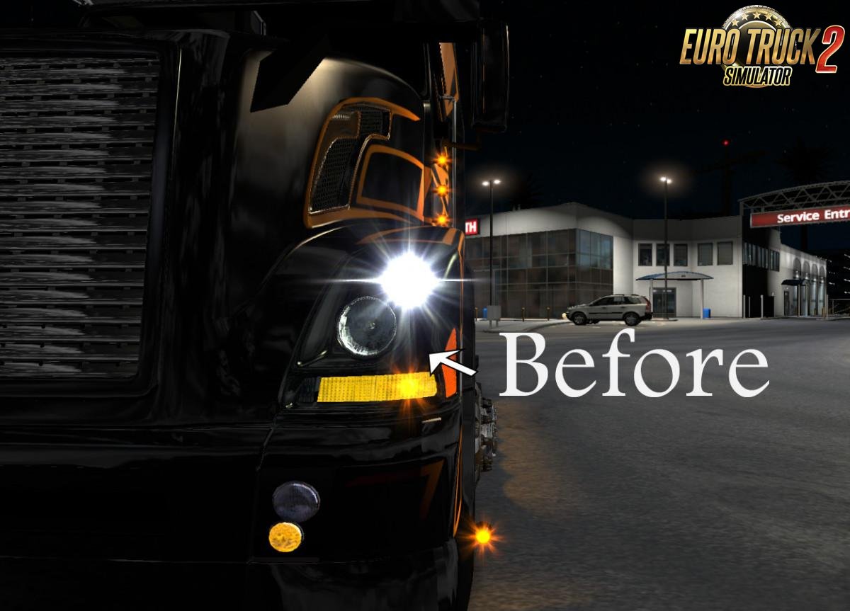 Angel Eyes for truck Volvo VNL 670 by Aradeth.