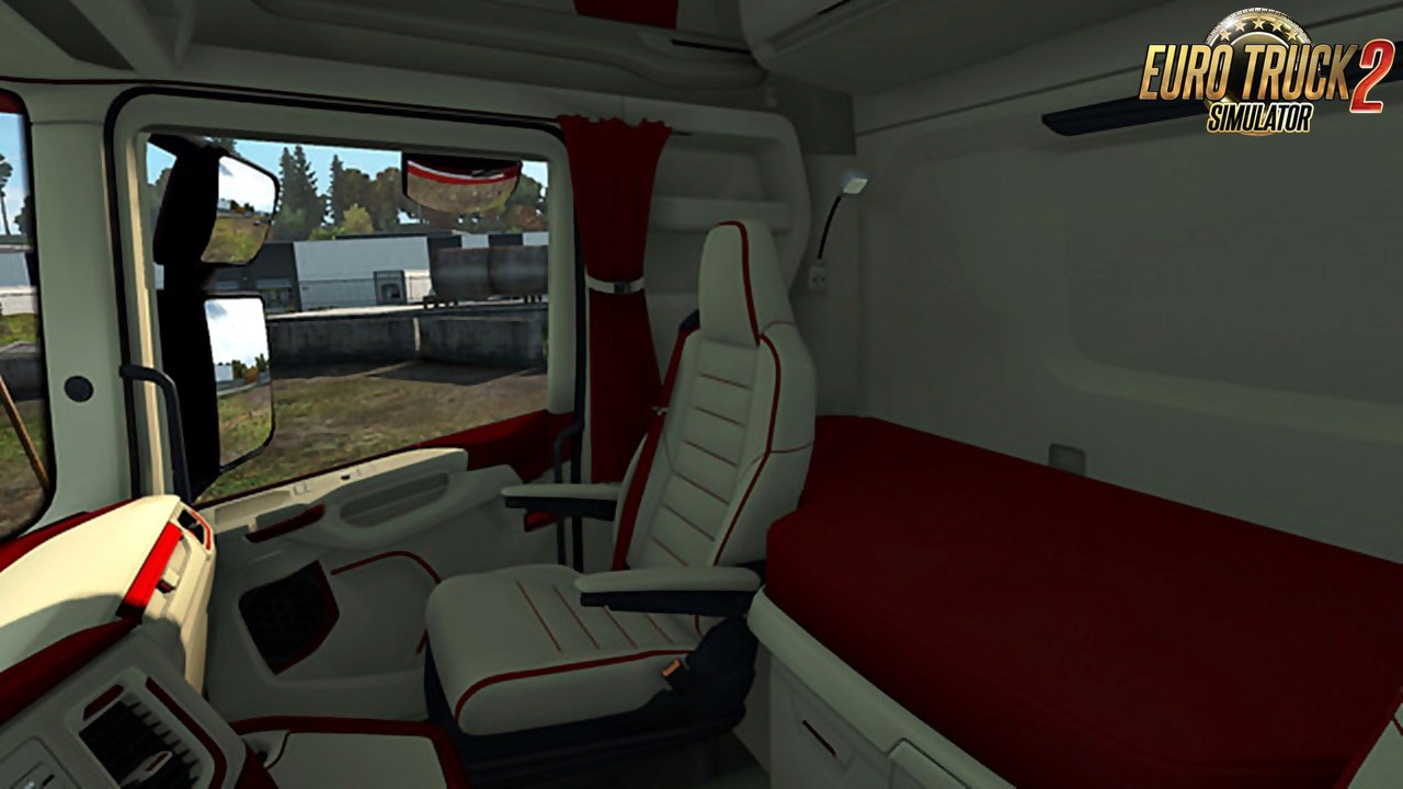 Scania 2016 S&R CMI Red Beige Interior