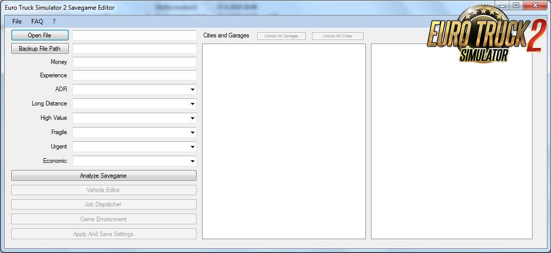 ETS2 Savegame Editor v1.1