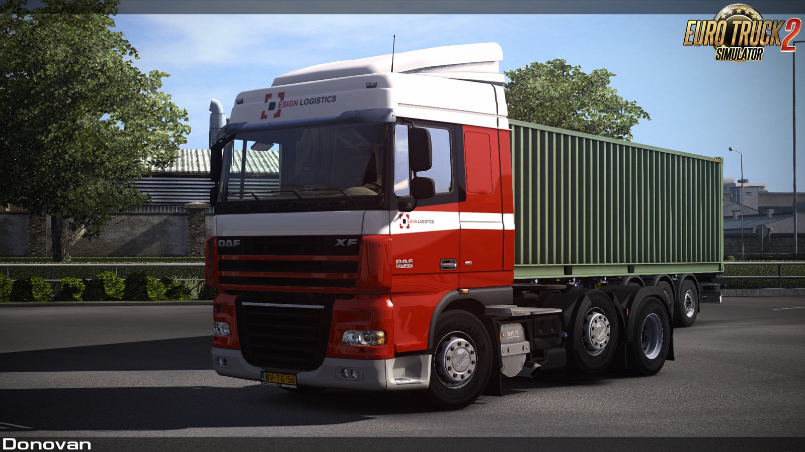 Design Logistics Skin for DAF XF 105 by Vadik [1.32.x]