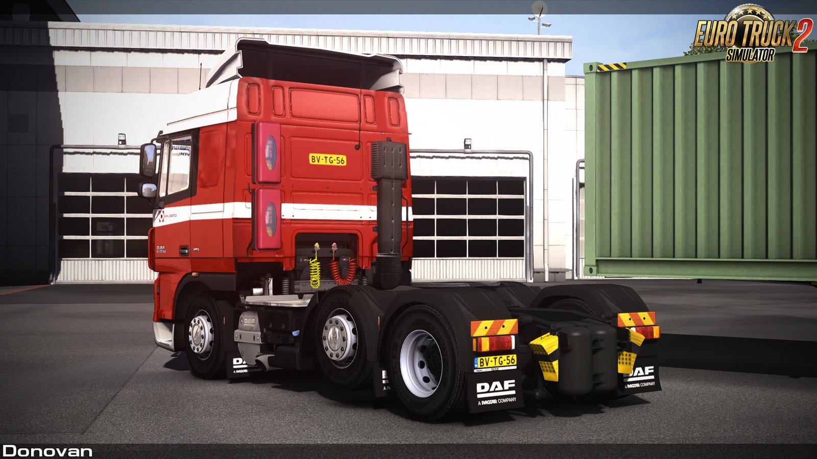 Design Logistics Skin for DAF XF 105 by Vadik [1.32.x]