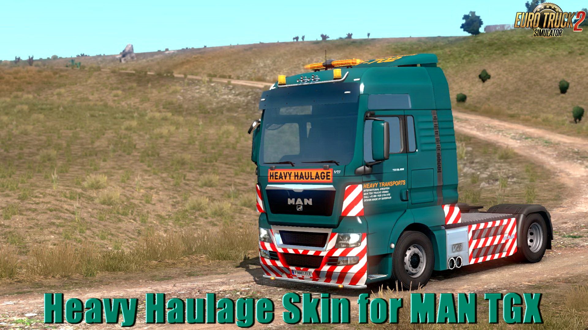 Heavy Haulage Skin for MAN TGX v1.0 (1.33.x)