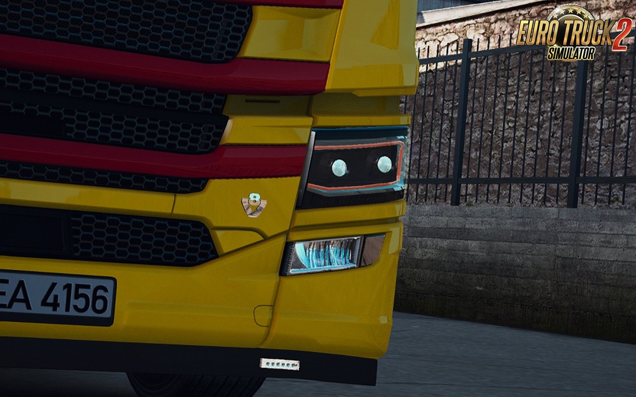 Scania NextGen R and S Custom Headlights for Ets2