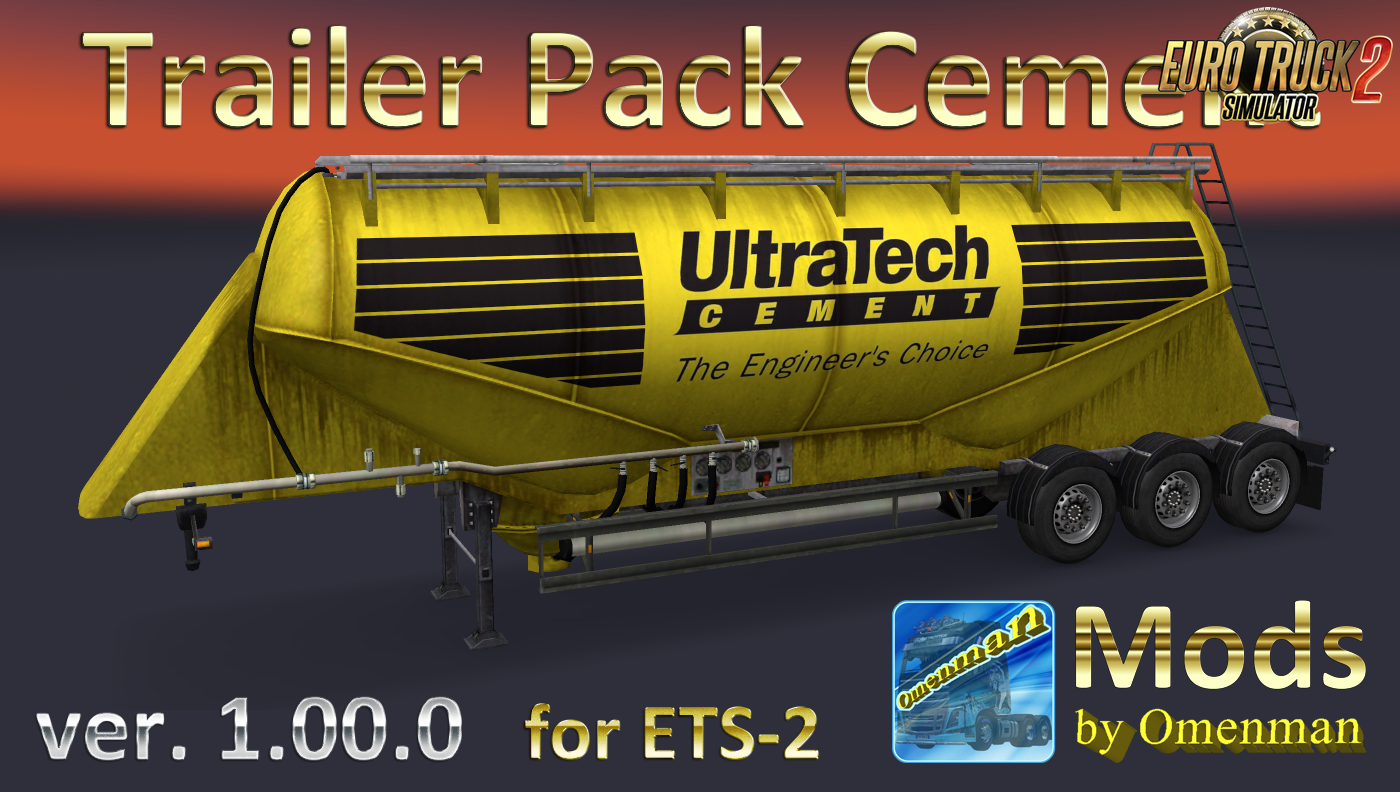 Cement Trailer Pack v.1.00.0 (Rus + Eng versions)