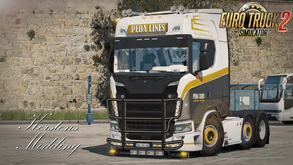 Scania S Peda Lines Skin v1.0 by DavyBerto (1.33.x)