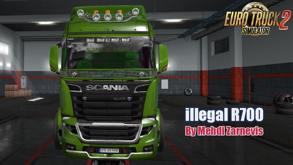 Scania R700 illegal V8 Reworked [1.33.2]