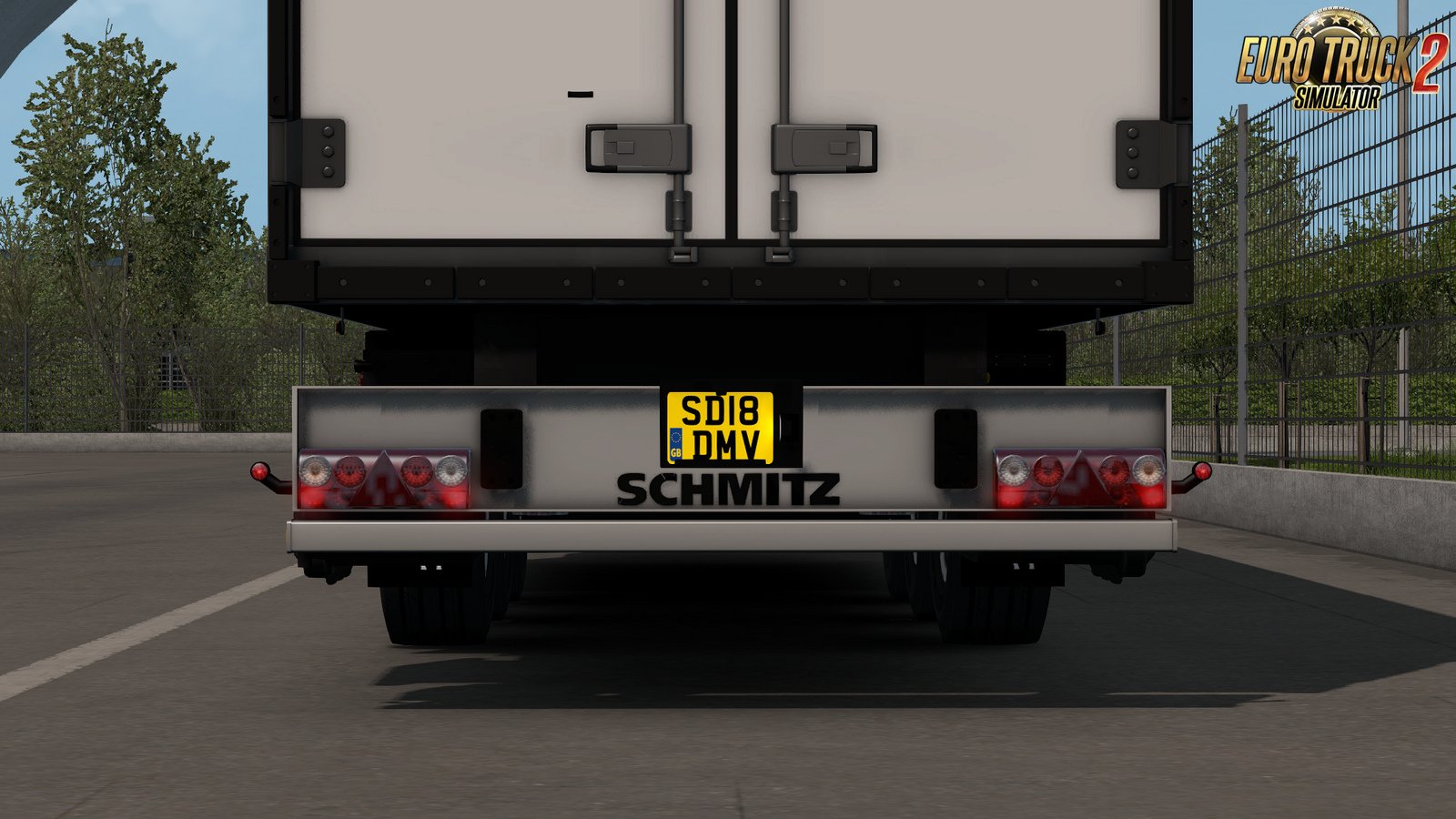 Spanish & UK bumpers for Schmitz S.KO EXPRESS v2.0 for Ets2