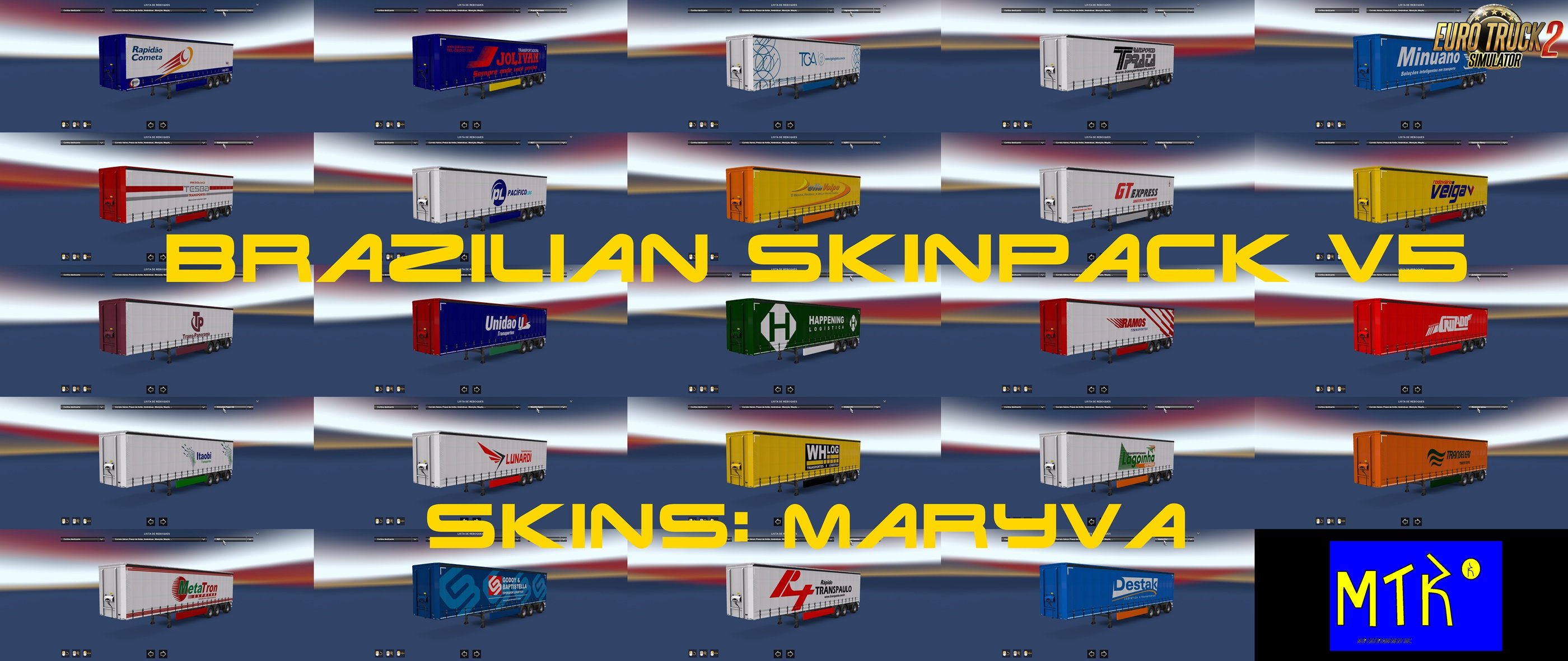 Brazilian Skinpack v5 by Maryva