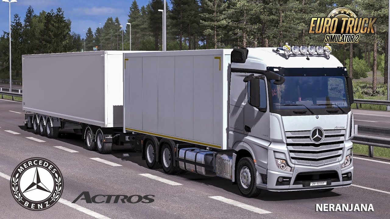 Mercedes Actros MP4 Rigid Chassis Mod v1.0 (1.33.x)