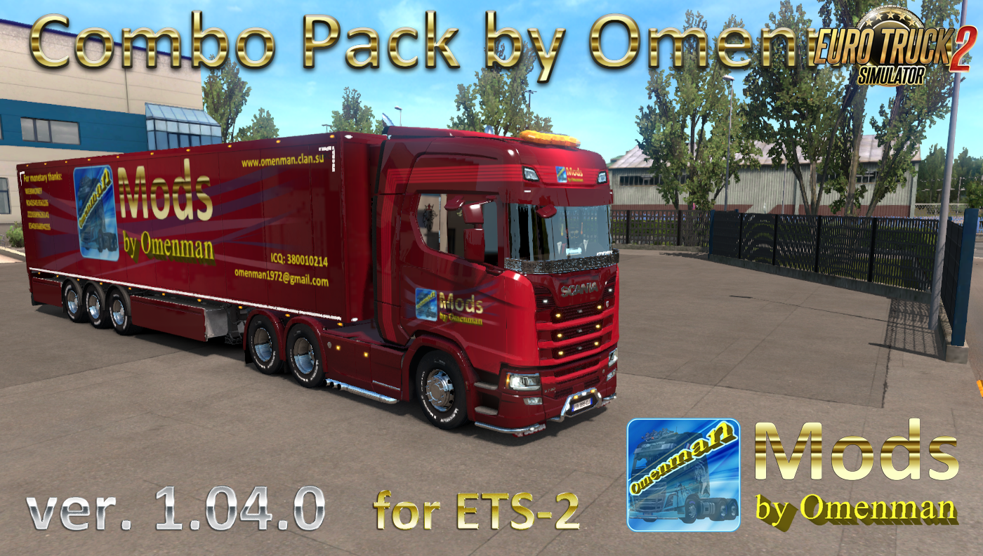 Combo Pack by Omenman v.1.04.0 for Ets2