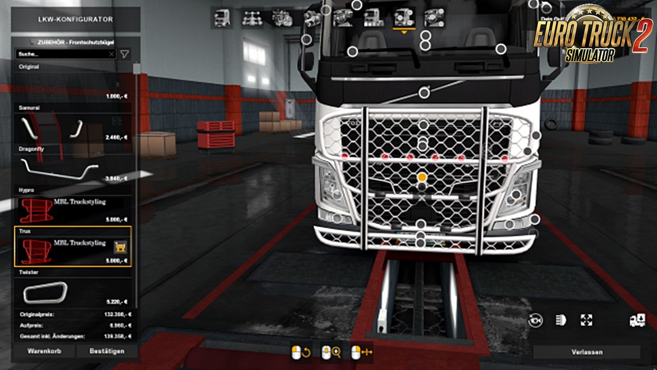 Tuning addon package for the Volvo FH Low deck v1.1 (1.33.x)