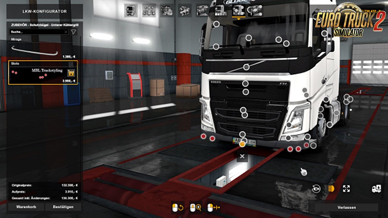 Tuning addon package for the Volvo FH Low deck v1.1 (1.33.x)