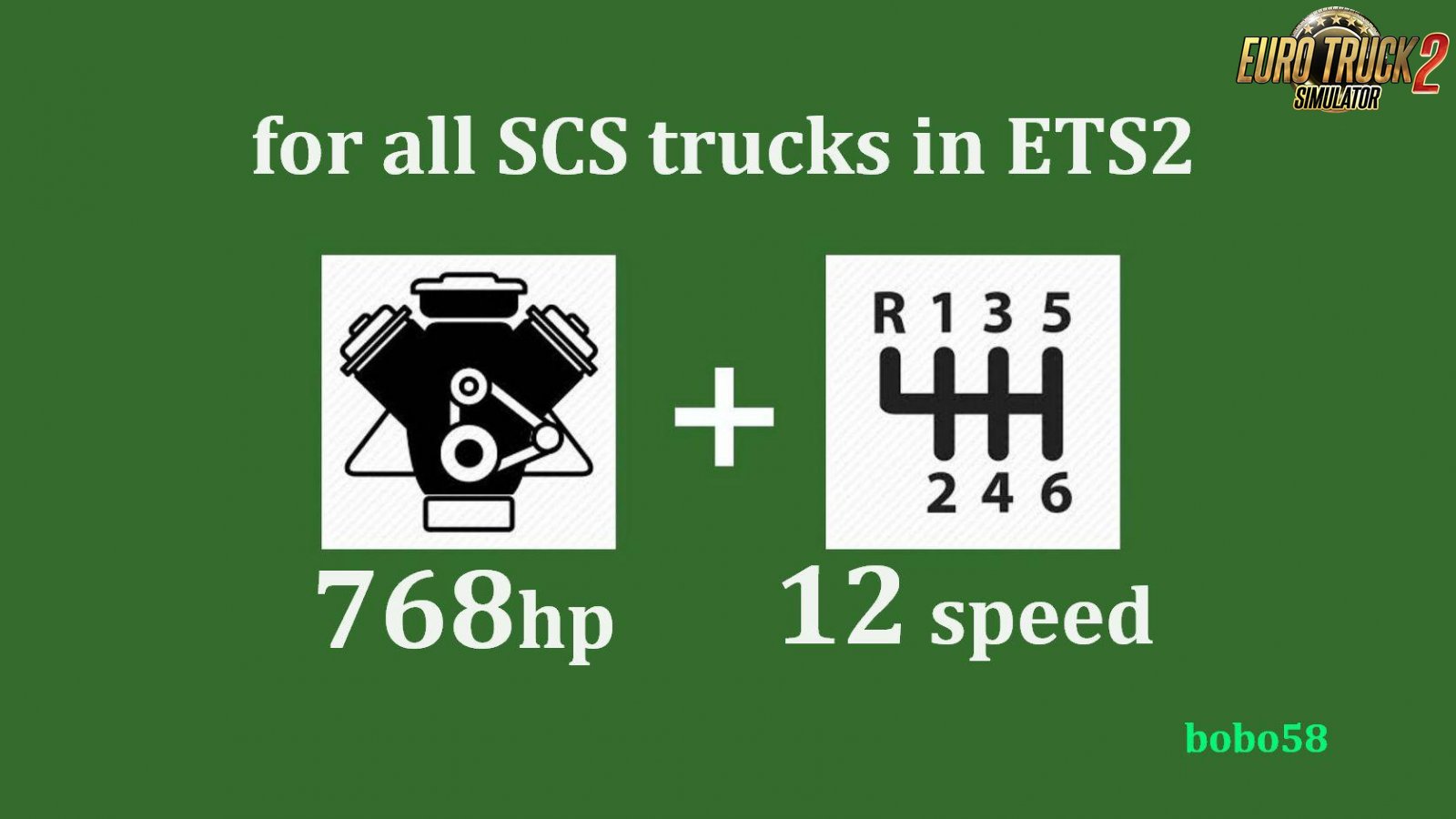 Engine and Gearbox for all SCS trucks