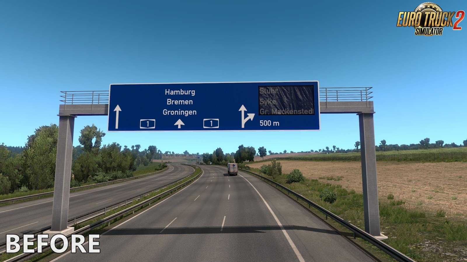 Realistic Signs v1.1 for Ets2