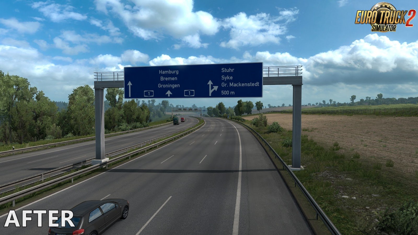 Realistic Signs v1.1 for Ets2