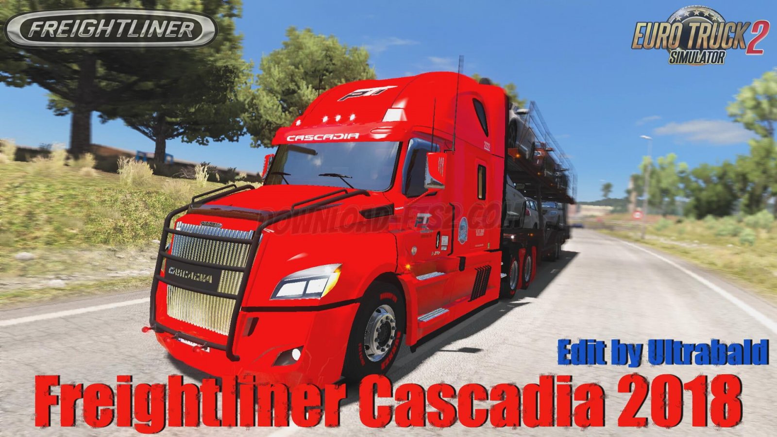 Freightliner Cascadia 2018 v1.5 Edit By Ultrabald (1.34.x)