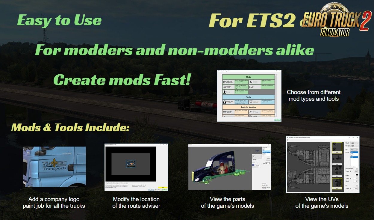 Ben’s Easy Modding For Ats and Ets2 games v1.35.1