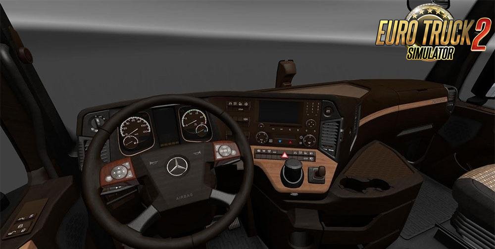 Mercedes Actros MP4 LUX Wood Interior by Miki
