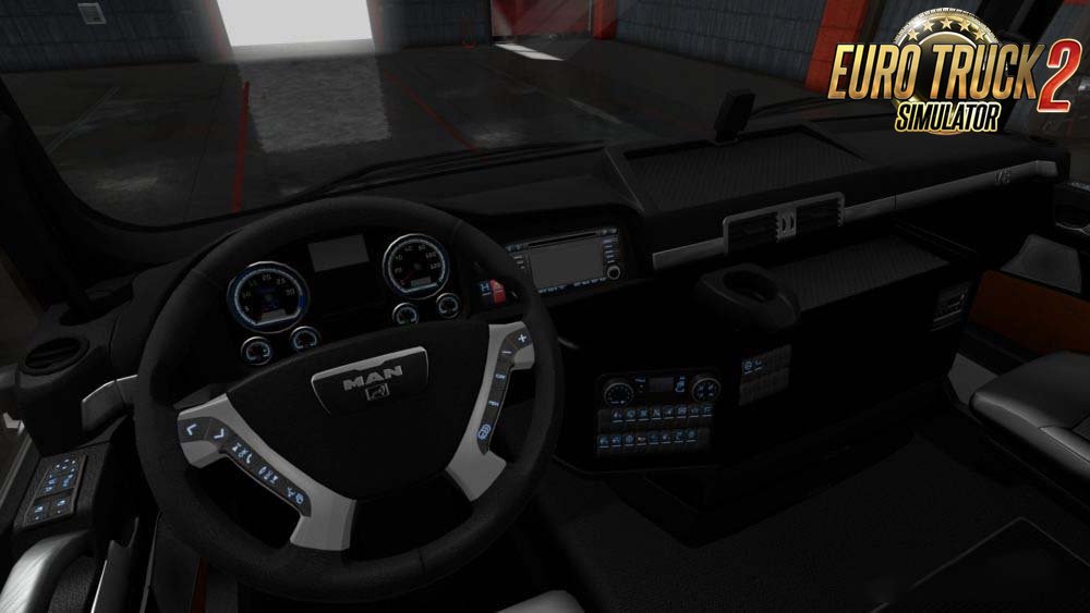 MAN TGX Black Interior by Miki