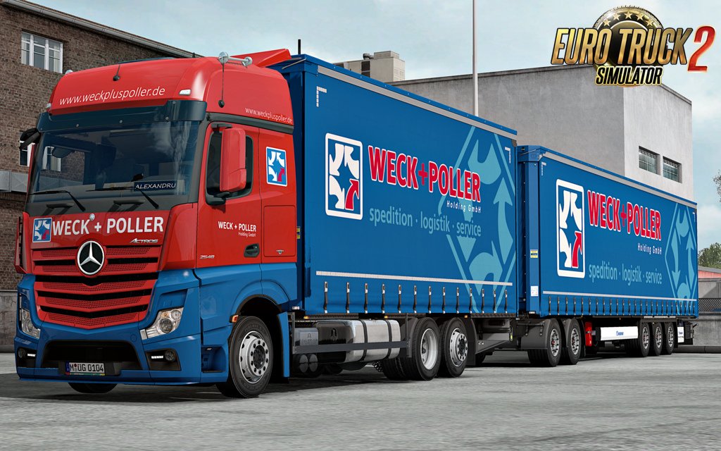 Mercedes Actros MP4 Rigid Chassis Mod v1.2 (1.34.x)