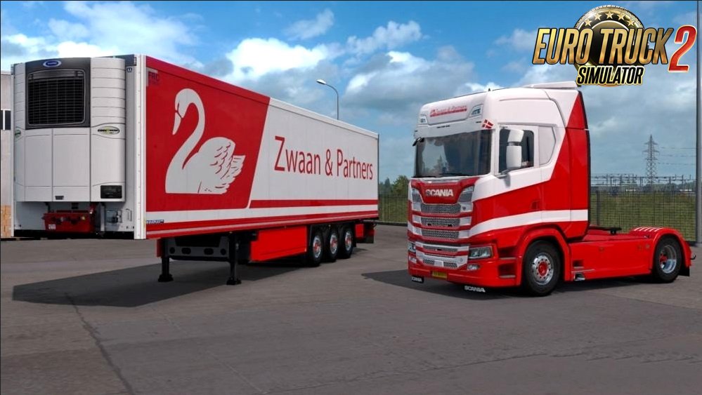 Scania S Next Generation Zwaan & Partners Logistic Combo Skin v1.0 (1.34.x)