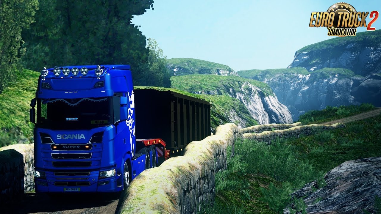 Map Republic of Aloma and Beyond the Baltic Sea - Euro Truck Simulator 2