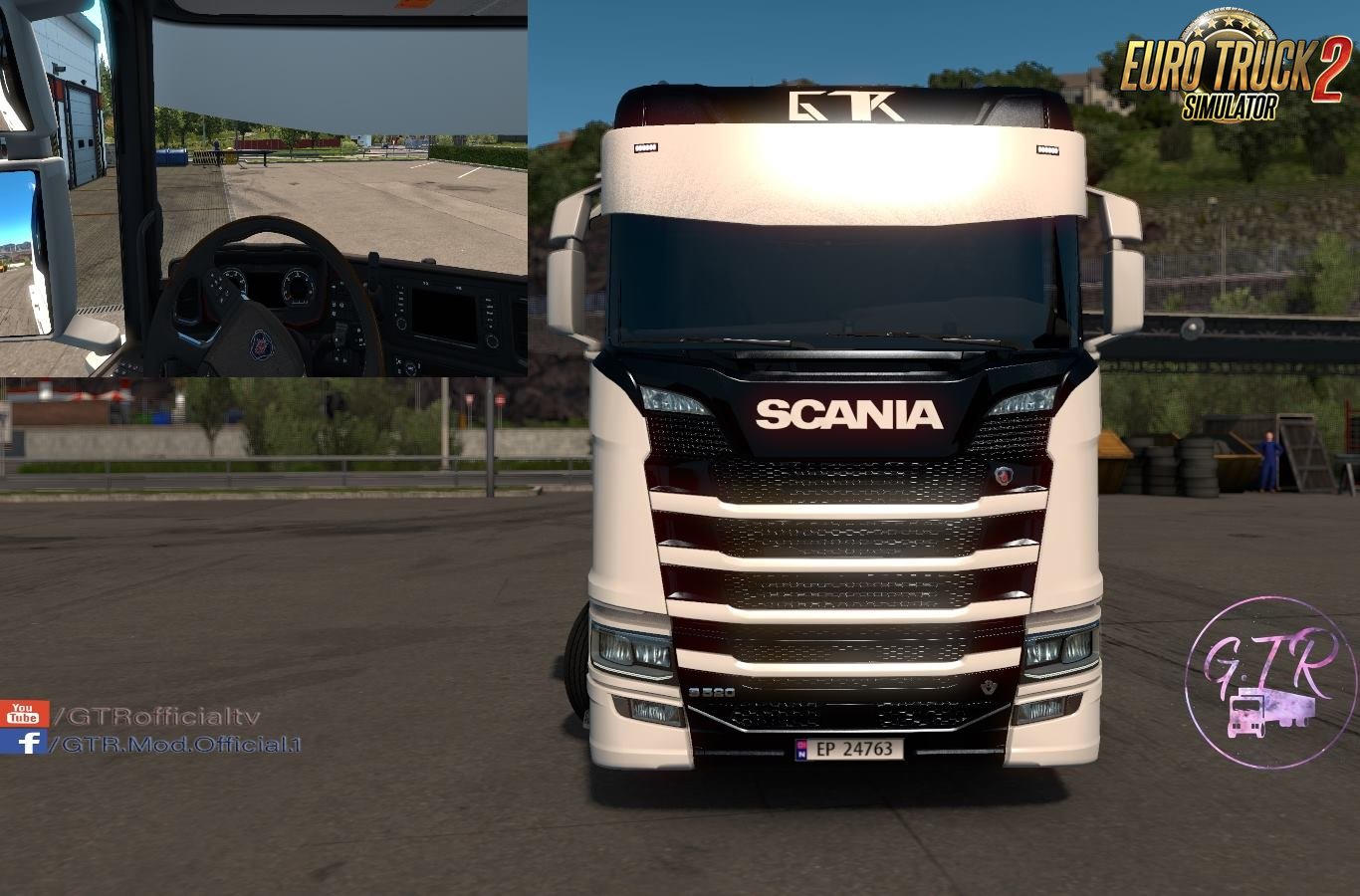 Big Sunshield Mod for Scania S & R Next Gen