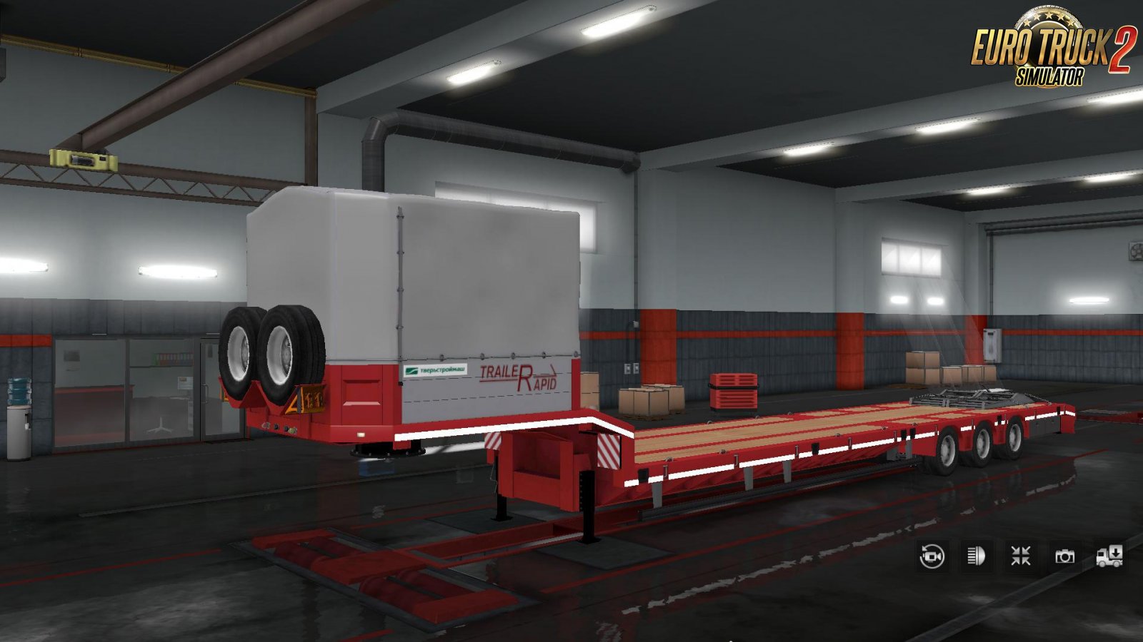 Owned Trailer Platform Tverstroymash v1.0 for Ets2