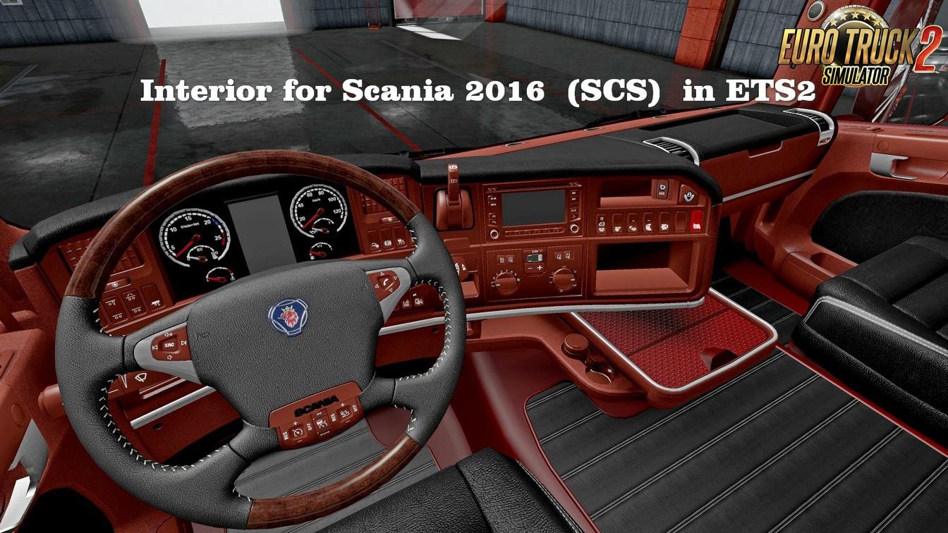Interior for Scania 2016 for Ets2