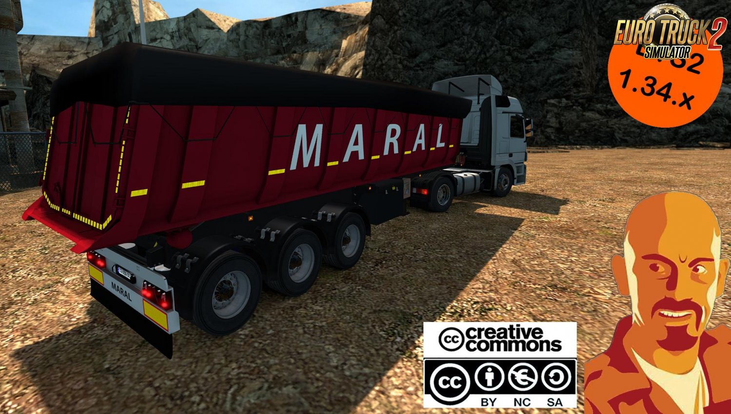 Maral Tipper Trailer Reworked for Ets2