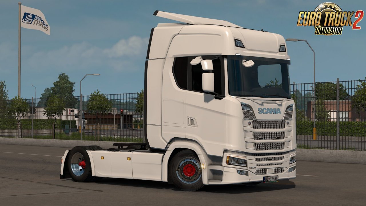 Low deck chassis addon for Scania S, R & P Nextgen v1.7 by Sogard3 [1.35.x]